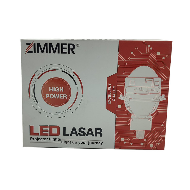 لنز چراغ خودرو زیمر مدل Z25 پایه دو کنتاکت بسته دو عددی