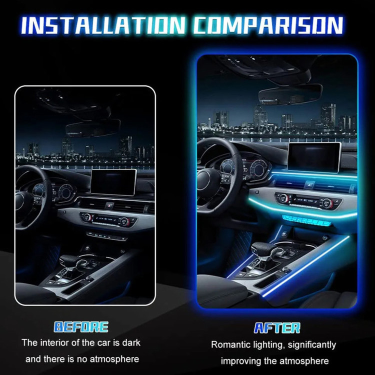 چراغ الوایر خودرو کلاو مدل RGB