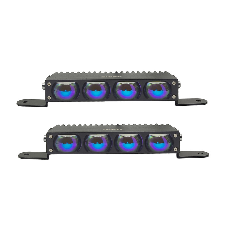 چراغ پرژکتور اسپات لایت خودرو زیمر مدل لیزری L-037 بسته دو عددی