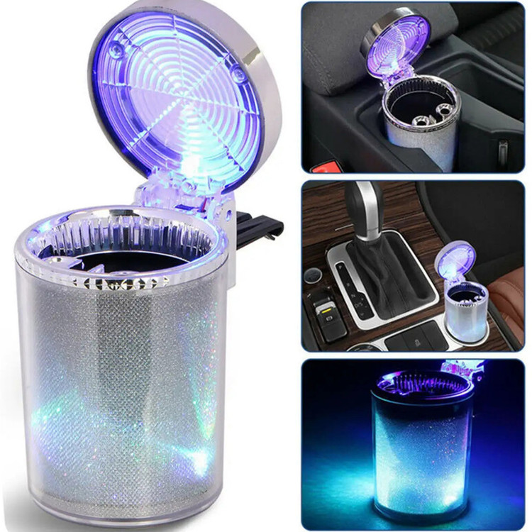 جاسیگاری خودرو مدل چراغدار RGB