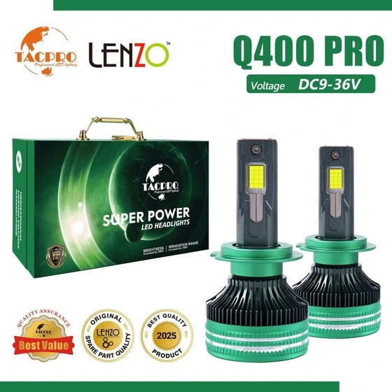 هدلایت Q400 pro max لنزو